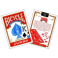 Bicycle Poker Jumbo Index Playing Cards (USP00088)