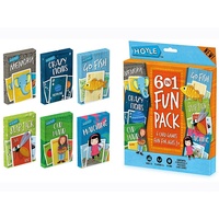 Hoyle 6-In-1 Kids Card Games Playing Cards (USP08364)
