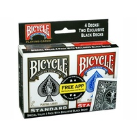 BICYCLE POKER 4-PACK (USP33808)