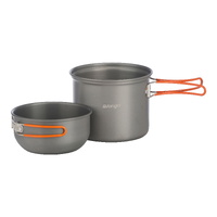 Vango Hard Anodised 1 Person Camping & Hiking Cook Kit (VAC-CKHA1)