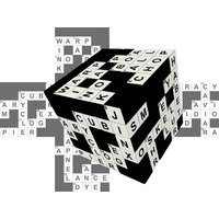 V-Cube Crossword Cube 3x3 Flat (VCU000371)