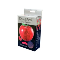 3D RED APPLE CRYSTAL PUZZLE (VEN900054)