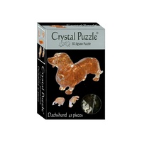 3D DACHSHUND CRYSTAL PUZZLE (VEN901419)