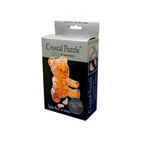 3D BROWN TEDDY CRYSTAL PUZZLE (VEN902140)