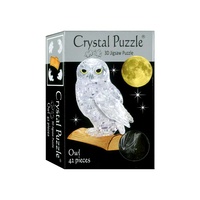 3D OWL CRYSTAL PUZZLE (VEN903475)