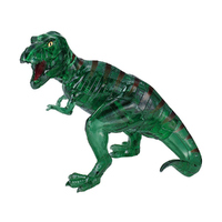 3D T-Rex Miniature Model Crystal Jigsaw Puzzle Green 49 Pieces (VEN903727)