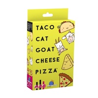 Taco Cat Goat Cheese Pizza Hangsell Edition Board Game 2-8 Players Ages 8+