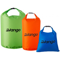 VANGO DRY BAG SET - 2Ltr, 6Ltr , 13Ltr  CAMPING STORAGE SPORTS CARRY BAG (VRS-DBS-M)