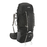 Vango Sherpa 70L + 10L 2.56kg Camping & Hiking Rucksack - Black/Grey