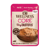 Wellness Core Adult Tiny Tasters Pate Wet Cat Food Duck Recipe 50g x 12