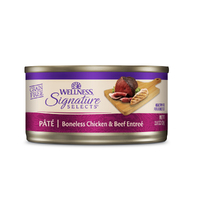 Wellness Core Adult Signature Selects Wet Cat Food Chicken & Beef Pate 79g x 12