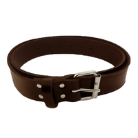 Powa Beam Heavy Duty Leather Work Belt 38mm Brown (WBR3141)