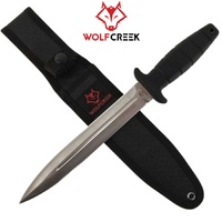 Wolf Creek Double Edge Pig Sticker Knife Rubber Handle 350mm (WC-3864)