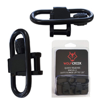 Wolf Creek Quick Release Metal Sling Swivels Black 2 Pack (WC-4955)
