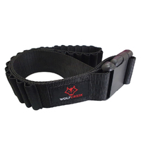 Wolf Creek 25 Loop Cordura Cartridge Belt Black Webbing .30 Cal (WC-8034)