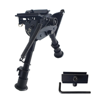 Wolf Creek Quick Draw Rubber Feet Swivel Bipod 6-9" (WC-8058)