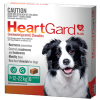 HEARTGARD PLUS GREEN 6 (12-22kg) (WHGDPG6)