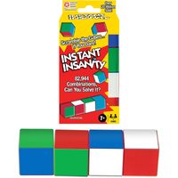 Winning Moves Instant Insanity Puzzle 1-Player Ages 7+ (WIN01256)