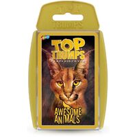Top Trumps Awesome Animals Card Game 2+ Players Ages 6+ (WMA044066)