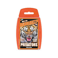 Top Trumps Deadliest Predators Card Game 2+ Players Ages 6+ (WMA044271)