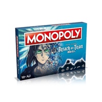 Monopoly: Attack on Titan Board Game 2-6 Players Ages 12+
