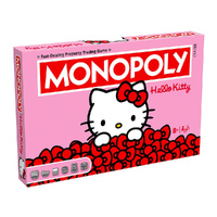 Monopoly Hello Kitty Board Game 2-6 Players Ages 8+ (WMA058018)