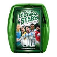 Top Trumps Quiz: World Football Stars Card Game Green 2+ Players