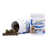 Vetnex Natural Dental Care Plaque Control Chews Salmon for Dogs & Cats 100g