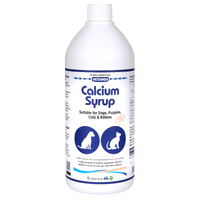 Vetsense Calcium Syrup Nutritional Supplement for Dogs & Cats 1L