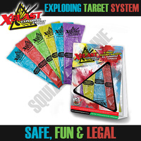 X Blast Target System Shooting Powder Refills Airgun Archery - 6 Pack (XBLAZ031)