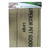 Superior Pet Fitted Hessian Dog Bed Replacement Cover Large