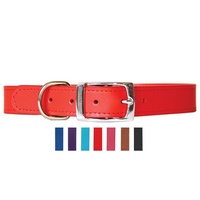 SEWN COLLAR SMALL RED (YD011)