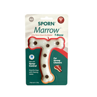 Sporn Marrow T-Bone Dental Care Dog Chew Toy Small