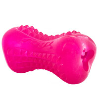 Rogz Yumz Treat Dispensing Dog Chew Toy Pink Medium