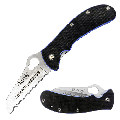 Fury Merlin Semper Paratus Pocket Knife 109mm Closed Length (10384)