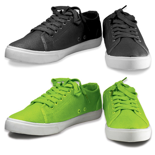 ADRENALIN SK8R SHOE - BLACK OR LIME - (SIZE 4 - SIZE 12) SKATE SNEAKER
