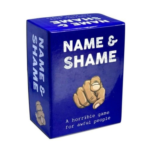 RoR Games Name & Shame Interactive Card Game 3-10 Players Ages 18+