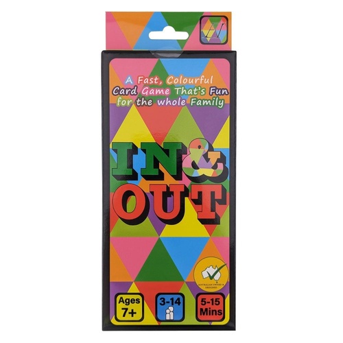 Studio Aven In & Out Tabletop Card Game 3-14 Players Ages 7+