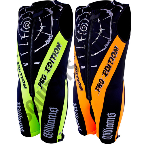 WILLIAMS PRO EDITION BAREFOOT SUIT - MENS - SIZES XS - 4XL (8440) PFD-3 APPROVED