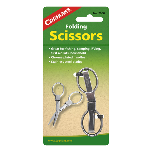 COGHLANS FOLDING SCISSORS - GREAT FOR TRAVELLING (COG 7600)