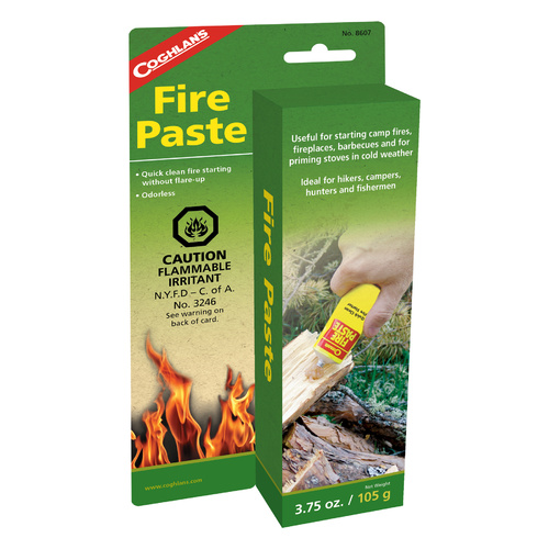 COGHLANS FIRE PASTE - QUICK CLEAN FIRE STARTING WITHOUT FLARE-UP (COG 8607)