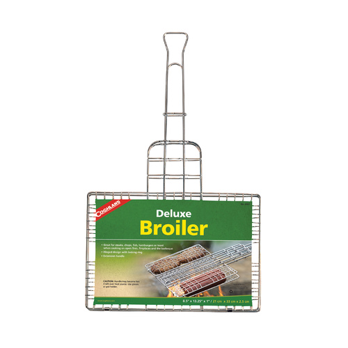 COGHLANS DELUXE BROILER - CHROME PLATED HINGED DESIGN (COG 8981)