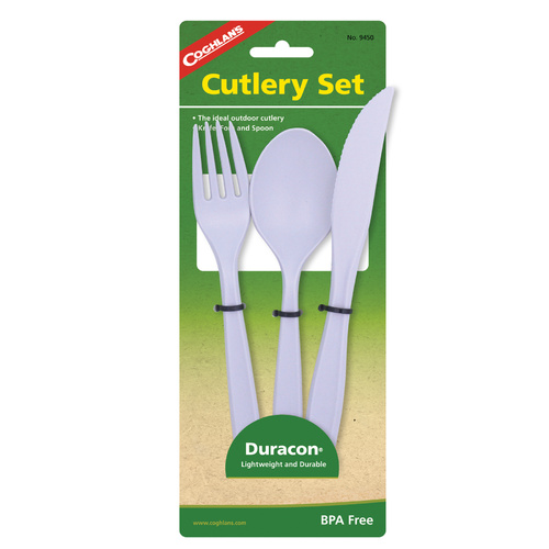 COGHLANS DURACON CUTLERY SET - IDEAL FOR OUTDOOR CUTLERY (COG 9450)