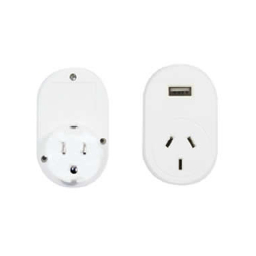 OSA BRANDS USA TRAVEL ADAPTOR WITH USB - POWER ADAPTOR (OSA TAUSA002)