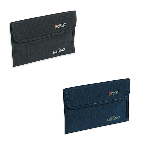 TATONKA TRAVEL FOLDER RFID - BLACK OR NAVY - TRAVEL SAFETY AND PROTECTION