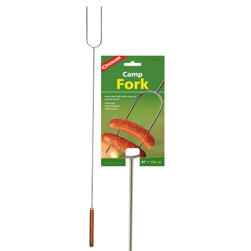COGHLANS CAMP FORK - 41'' / 104CM - HEAVY-DUTY CHROME PLATED STEEL (COG 9195)