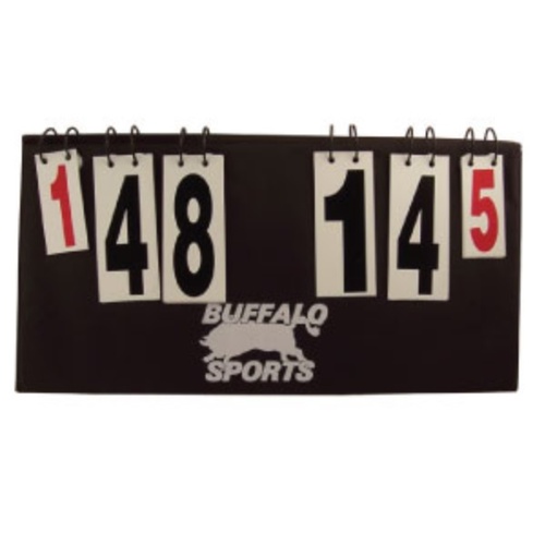 BUFFALO SPORTS SMALL FLIPTOP SCOREBOARD - 45 X 20CM - MULTI PURPOSE (SCORE003)