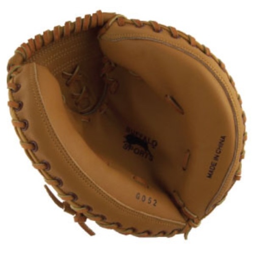 BUFFALO SPORTS LEATHER SOFTBALL / BASEBALL CATCHERS GLOVE - JUNIOR (BASE023)