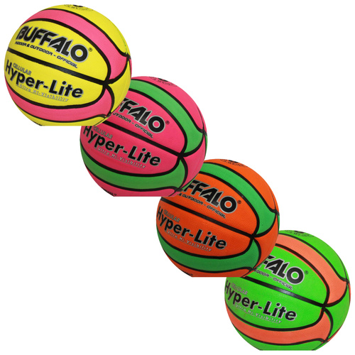 BUFFALO SPORTS HYPER LITE CELLULAR TWO TONE BASKETBALL - MULTIPLE SIZES & COLOUR