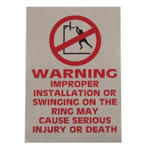 BUFFALO SPORTS DO NOT HANG BASKETBALL RING STICKER (BASK038)